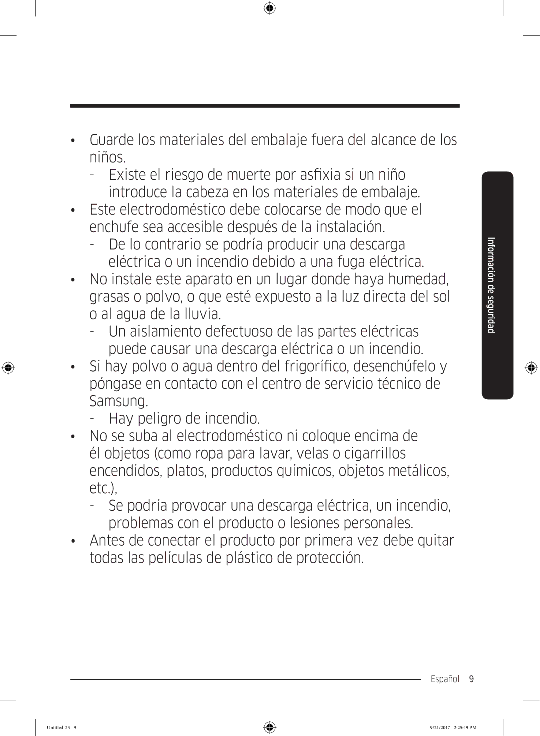 Samsung RB37K6033SS/EF manual Español  